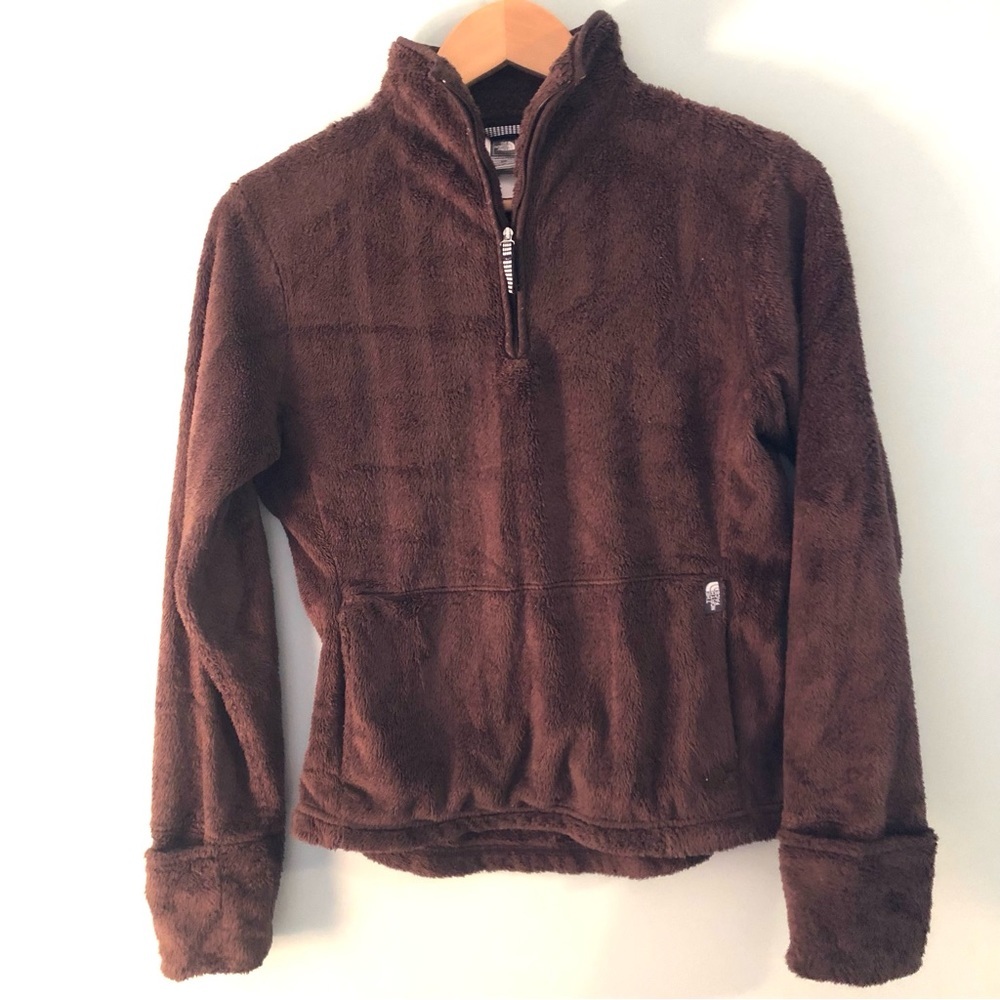 The North Face Glacier Fleece Women’s 1/4 Zip Jacket. Brown. Size Small. - Picture 1 of 10